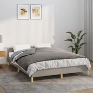 Poszewki na poduszki - vidaXL Koc obciążeniowy z poszewką, szary, 140x200 cm, 6 kg, tkanina - miniaturka - grafika 1