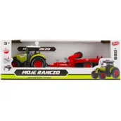 Samochody i pojazdy dla dzieci - Traktor z akcesoriami baterie + oświetlenie Moje Ranczo 39x12x13 Mega Creative 487470 - miniaturka - grafika 1