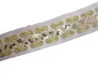 Pasmanteria - Import Taśma Ozdobna Haftowana Ct 232 ( 1 mb ) ACB7-85806 - miniaturka - grafika 1