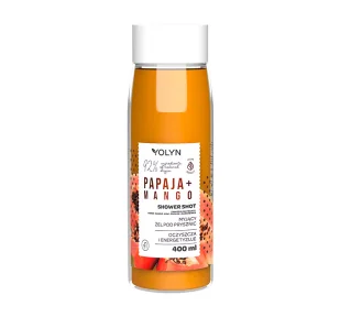 Yolyn myjący żel pod prysznic papaja + mango 400 ml - Kosmetyki do kąpieli - miniaturka - grafika 1