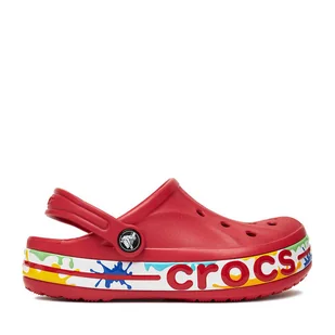 Klapki Crocs C-BAYABAND CLOG K 211682-6EN Czerwony - Buty dla chłopców - miniaturka - grafika 1