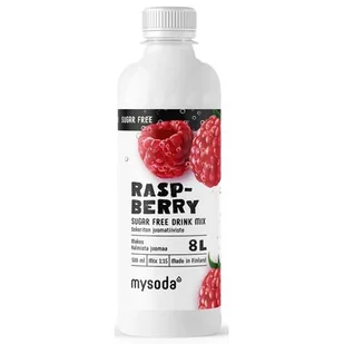 Syrop MYSODA Malinowy 500 ml bez cukru - Syropy i koncentraty owocowe - miniaturka - grafika 1