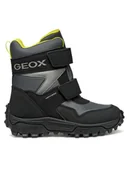 Buty dla chłopców - Geox Śniegowce J Himalaya B Abx J46FRE 0FU50 C1267 M Szary - miniaturka - grafika 1