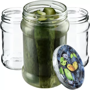 Słoiki na przetwory Seno 315ml 100 szt. 66mm + wieczka śliwki - Pojemniki kuchenne - miniaturka - grafika 1