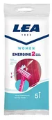 Maszynki do golenia i wkłady - Zestaw jednorazowych maszynek do golenia Lea Woman Basic 5 Units (8410737003205) - miniaturka - grafika 1