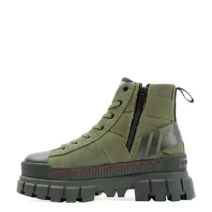 Botki Palladium REVOLT HI ARMY Olive Night 98579-309 - Botki damskie - miniaturka - grafika 3