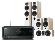 Kino domowe - Yamaha RXV-6A (czarny)+ Diva 5 (dąb) +Diva 3 (dąb) + Diva 7 (dąb) - miniaturka - grafika 1