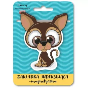 Henry Zakładka magnetyczna - Pies - Zakładki do książek - miniaturka - grafika 1