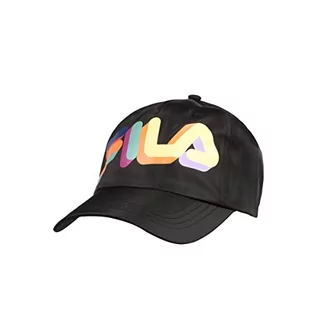 Czapki damskie - FILA Unisex BESUKI 5 Panel Street czapka baseballowa, czarna, jeden rozmiar, czarny, jeden rozmiar - grafika 1