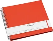 Albumy fotograficzne - Album na zdjęcia Uni Maxi Mucho pomarańczowy z czarnymi kartami - miniaturka - grafika 1