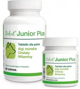 Dolvit Junior  Plus Mini 90 tabletek - Suplementy i witaminy dla psów - miniaturka - grafika 1