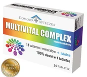 Witaminy i minerały - Domowa Apteczka multivital complex x 30 tabl - miniaturka - grafika 1