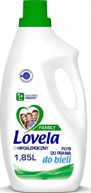 Lovela Płyn do prania bieli dla rodziny hipoalergiczny 1,85 L