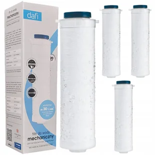 Dafi filtr do wody przepływowy polipropylenowy piankowy 20mikron - 4szt - Wkłady filtrujące Dafi filtr do wody przepływowy polipropylenowy piankowy 20mikron - 4szt - Wkłady filtrujące - miniaturka - grafika 1