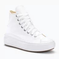 Trampki damskie - Trampki damskie Converse Chuck Taylor All Star Move Platform Hi white/natural ivory/black 37.5 EU - miniaturka - grafika 1