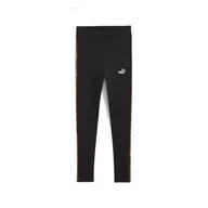 Spodnie sportowe damskie - Damskie legginsy Essentials ze zwierzęcym nadrukiem PUMA Black - miniaturka - grafika 1