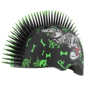 Kaski rowerowe - RASKULLZ Radasaurus Czarno-zielony dla Dzieci ( XS) - miniaturka - grafika 1