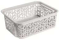 Pojemniki kuchenne - Branq DOSTAWCA Koszyk Bamboo 3 1713 Biały BRA000212 - miniaturka - grafika 1