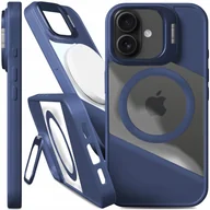 Etui i futerały do telefonów - Etui Do Magsafe Do Apple iPhone 17 Fusion, Niebieskie, Clear, Podstawka - miniaturka - grafika 1