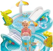 Baseny ogrodowe - Basen ogrodowy ze zjeżdżalnią dla dzieci KROKODYL 207x170x84 in.57165NP - miniaturka - grafika 1