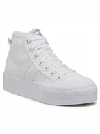 Sneakersy damskie - adidas Sneakersy Nizza Platform Mid W FY2782 Biały roz 37 1/3 - miniaturka - grafika 1