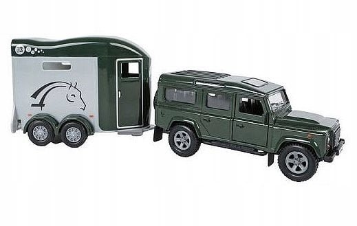 Hipo Land Rover z przyczepą do transportu koni 520460 55002