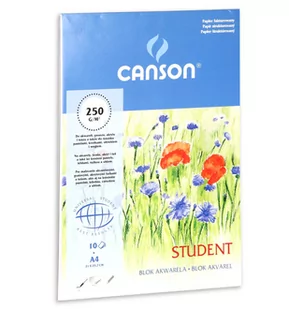 Canson blok do akwareli, format A4 - Podobrazia, bloki, papiery - miniaturka - grafika 1