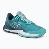 Buty sportowe męskie - Buty do tenisa męskie Babolat Jet Mach 3 Clay angel blue - miniaturka - grafika 1