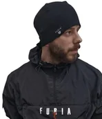 Czapki i chusty sportowe męskie - Czapka czarna klasyczna logo Furia - miniaturka - grafika 1