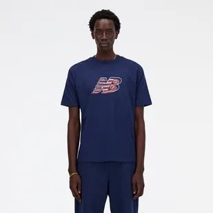 Koszulka męska New Balance MT41526NNY  granatowa - Koszulki męskie - miniaturka - grafika 1