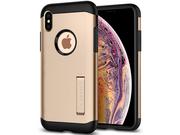 Etui i futerały do telefonów - Spigen Slim Armor do iPhone XS Max Champagne Gold (065CS25154 / 8809613766486) - miniaturka - grafika 1