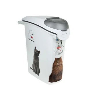 Curver Pojemnik na karmę lub żwirek dla kota 10kg 27L biały 241096 - Pojemniki kuchenne - miniaturka - grafika 6