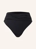 Stroje kąpielowe - Seafolly Dół Od Bikini Z Wysokim Stanem Seafolly Collective schwarz - SEAFOLLY - miniaturka - grafika 1