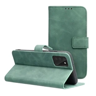 pokrowiec etui z klapką na magnes Tender Book zielone do SAMSUNG Galaxy A03s - Etui i futerały do telefonów - miniaturka - grafika 1
