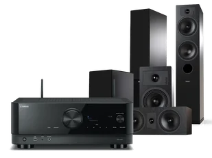 Kino domowe Yamaha RX-V4A (czarny) + Tesi 5 + 2 + 7 (czarny) - Kino domowe - miniaturka - grafika 1