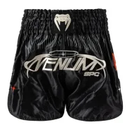Spodnie sportowe męskie - Venum Eclipse Spodenki Muay Thai Shorts Black/Ivory - miniaturka - grafika 1
