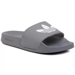 Klapki i japonki damskie - Adidas Klapki adilette Lite FU7592 Grethr/Ftwwht/Grethr - grafika 1