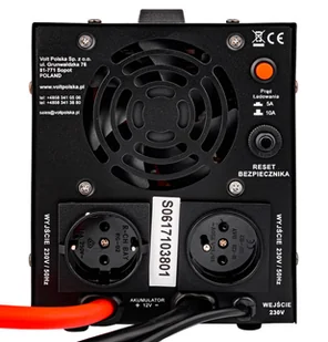 Przetwornica UPS SINUSPRO-800E 12V 500/800W BLACK Volt Polska - Zasilacze awaryjne UPS - miniaturka - grafika 4