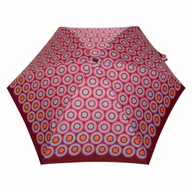 Parasole - Parasolka damska, płaska Super Mini Kieszonkowa kółka na bordo - miniaturka - grafika 1