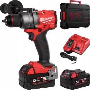 Milwaukee M18 FDD3-502X wiertarko-wkrętarka 18V 2x5,0Ah Li-Ion w walizce 4933479863 - Wiertarko-wkrętarki akumulatorowe - miniaturka - grafika 1