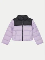 Kurtki damskie - 4F Kurtka puchowa 4FJWAW24TDJAF452 Fioletowy Regular Fit - miniaturka - grafika 1