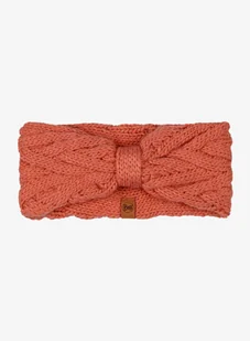 Opaska na głowę damska Buff Knitted&Fleece Headband Caryn - crimson - Czapki i chusty sportowe męskie - miniaturka - grafika 1