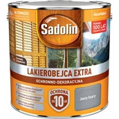 Farby i impregnaty do drewna - Lakierobejca Ochronno-Dekoracyjna Extra Jasny Szary 2,5 l Sadolin - miniaturka - grafika 1