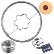 Formy do ciast - Wykrawacz do ciastek stalowy koło kwiatek 4,5 cm - miniaturka - grafika 1