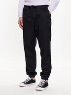 Spodnie męskie - Converse Joggery Star Chevron 10024606-A01 Czarny Regular Fit - miniaturka - grafika 1