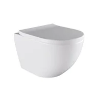 Miski WC - Biała miska wc wisząca Rimless Nero Tornado Hydrosan - miniaturka - grafika 1