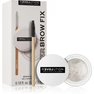 Akcesoria i kosmetyki do stylizacji brwi - Makeup Revolution Relove Power Brow Fix Clear Brow Gel) 3 ml - miniaturka - grafika 1