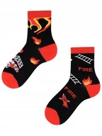 Skarpetki dla dzieci - Skarpetki dziecięce Todo Socks Fire Kids 27-30 - miniaturka - grafika 1