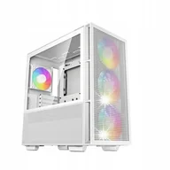 Obudowy komputerowe - Obudowa do komputera DeepCool CH560 RGB Midi Tower ATX Okno Biała - miniaturka - grafika 1