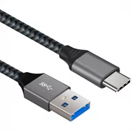 Kable komputerowe i do monitorów - KABEL USB-C męski - USB 3.1 męski QC3.0 15W 3A (ALU) data/power ART oem 1m - miniaturka - grafika 1